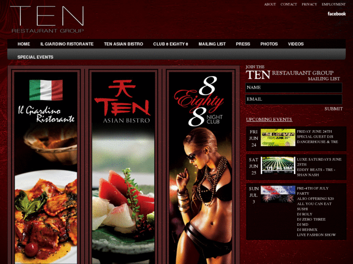 www.tenrestaurantgroup.com