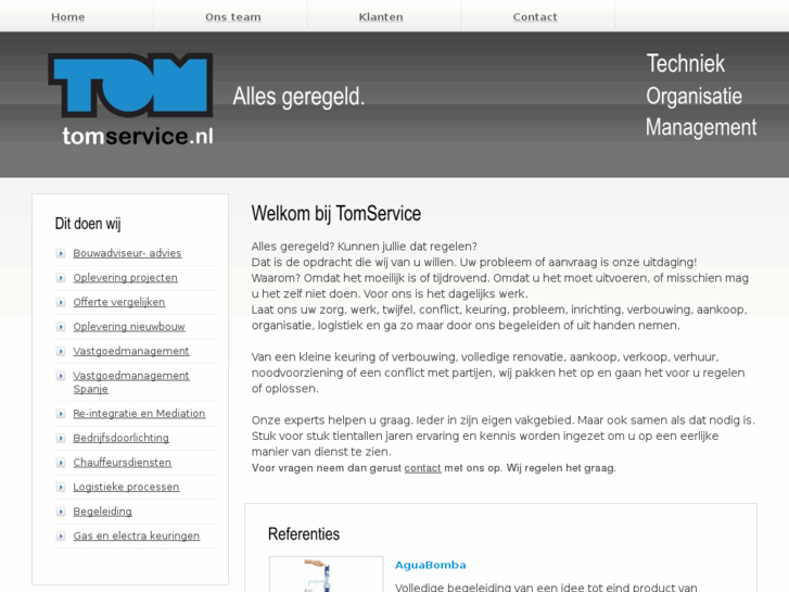 www.tomservice.nl