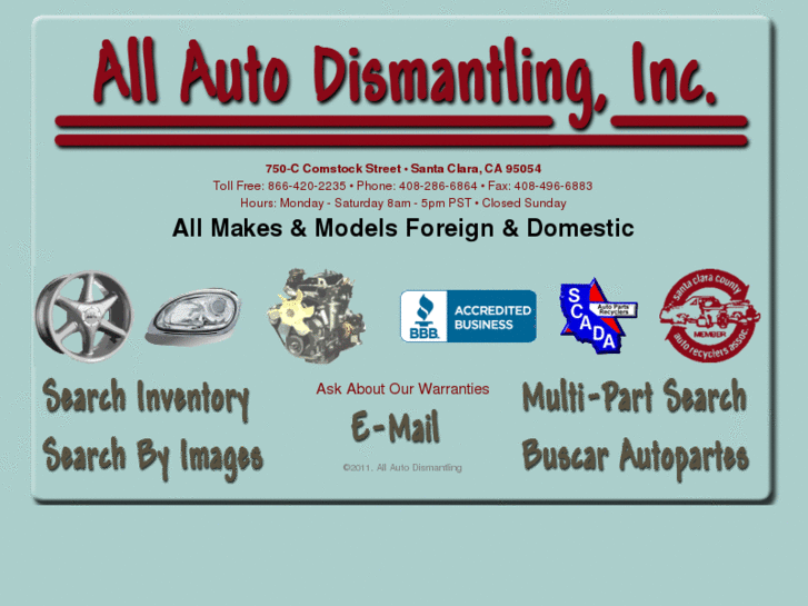 www.allautodismantling.com