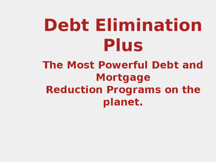 www.debteliminationplus.com