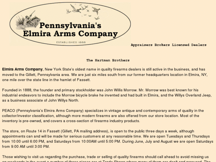 www.elmira-arms-peaco.com