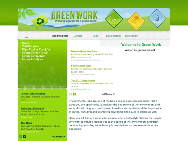 www.greenwork.net