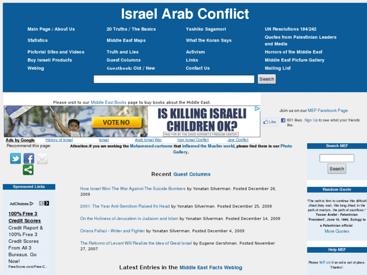 www.israelarabconflict.com