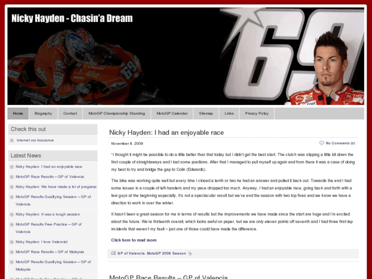 www.nickyhayden.info