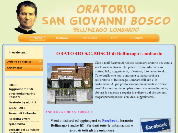 www.oratoriobellinzago.it