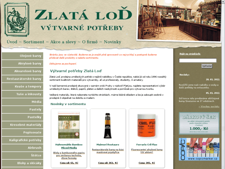 www.zlatalod.cz