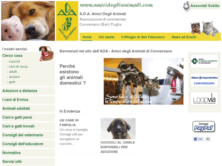 www.amicideglianimali.com