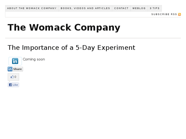 www.fivedayexperiment.com