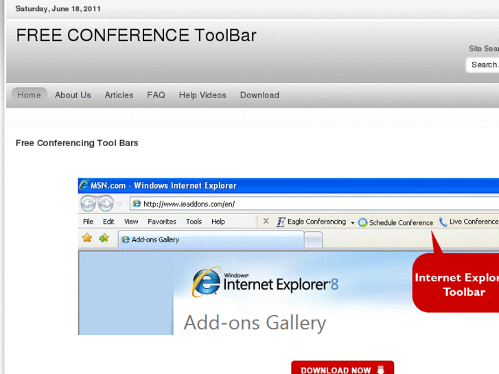 www.freeconferencetoolbar.com