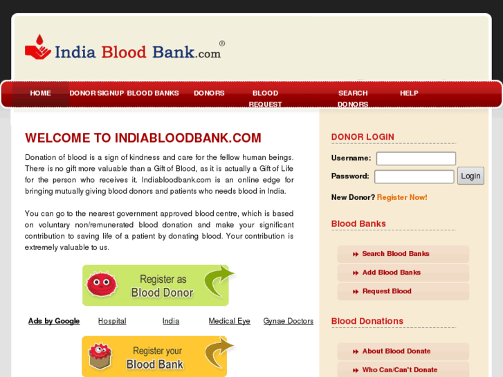 www.indiabloodbank.com