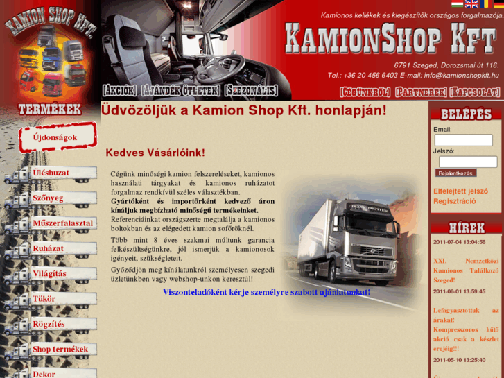 www.kamionshop.hu