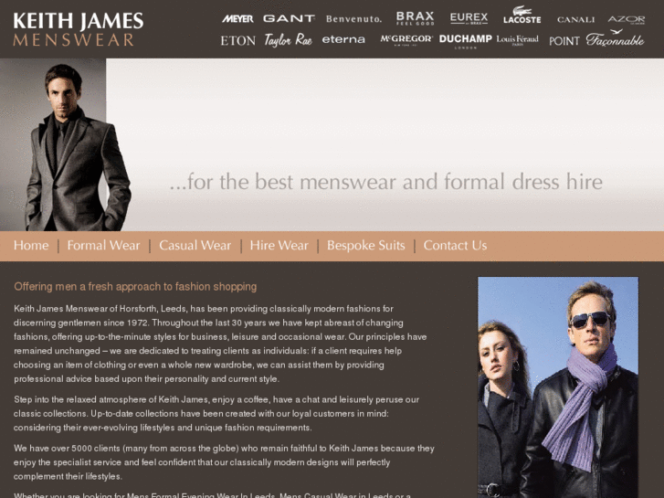 www.keithjamesmenswear.com