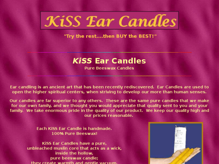 www.kissearcandles.com