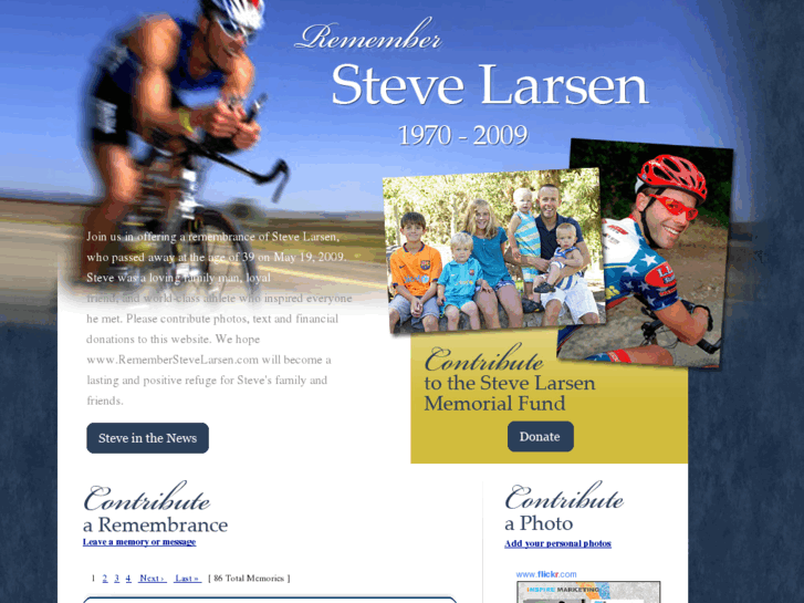 www.rememberstevelarsen.com