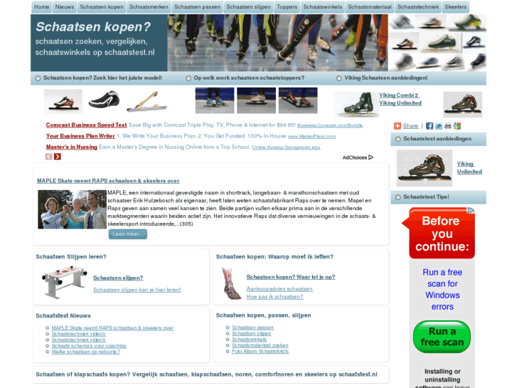 www.schaatstest.nl