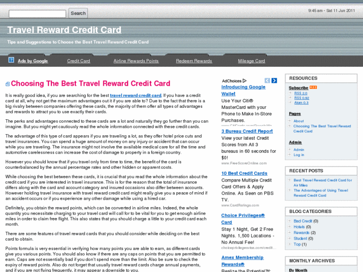 www.travelrewardcreditcard.net