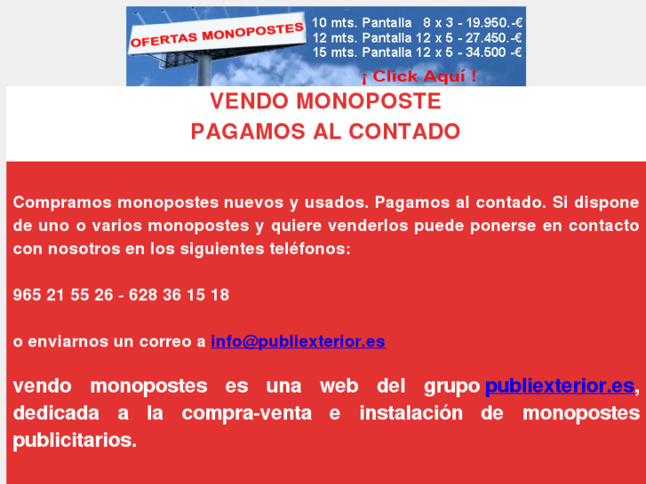 www.vendomonopostes.com