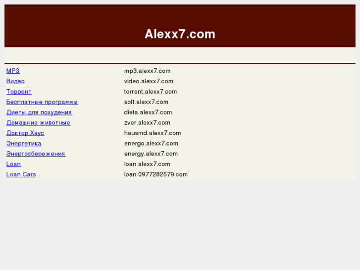 www.alexx7.com