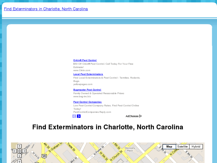 www.exterminatorsincharlottenc.com