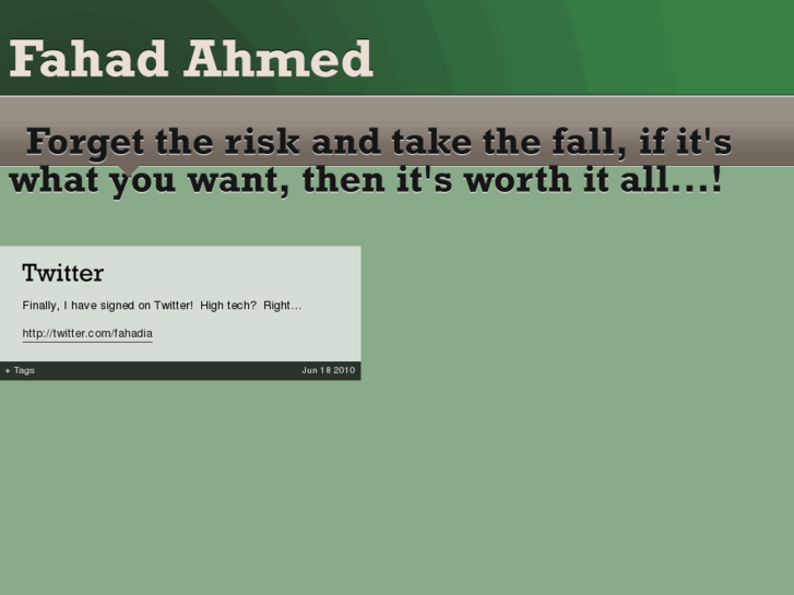 www.fahadahmed.com