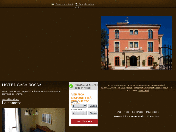 www.hotelristorantecasarossa.com