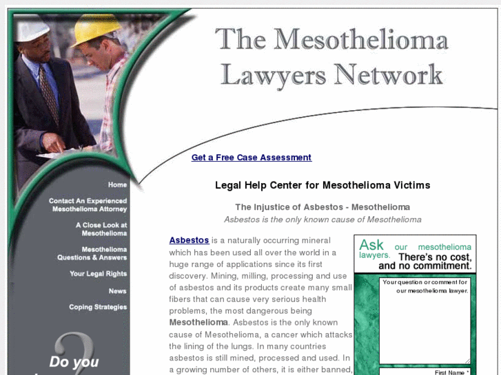 www.mesotheliomalawyersnetwork.com