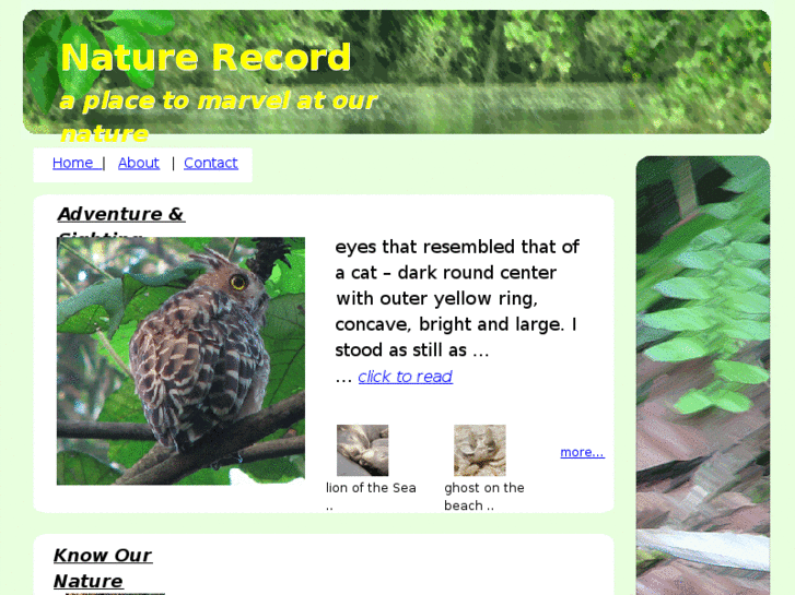 www.naturerecord.com