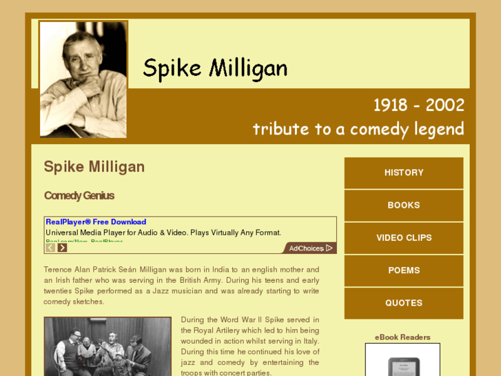 www.spikemilligan.co.uk