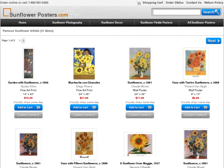 www.sunflowerposters.com