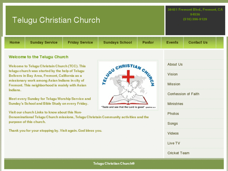 www.teluguchristianchurch.com