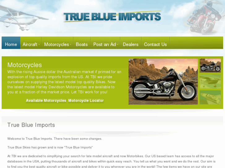 www.trueblue-imports.com