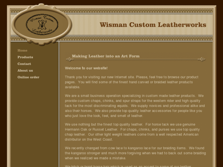 www.wismanleatherworks.com