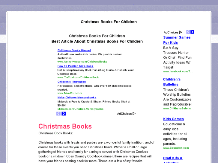 www.christmasbooksforchildren.org