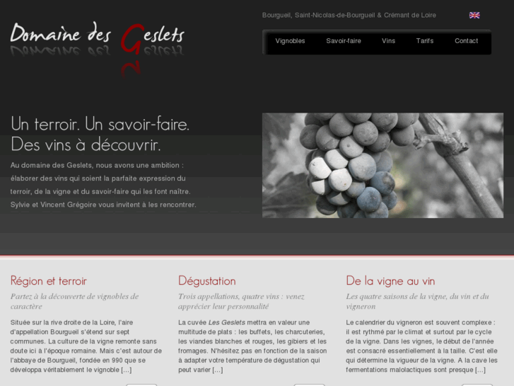 www.domainedesgeslets.com