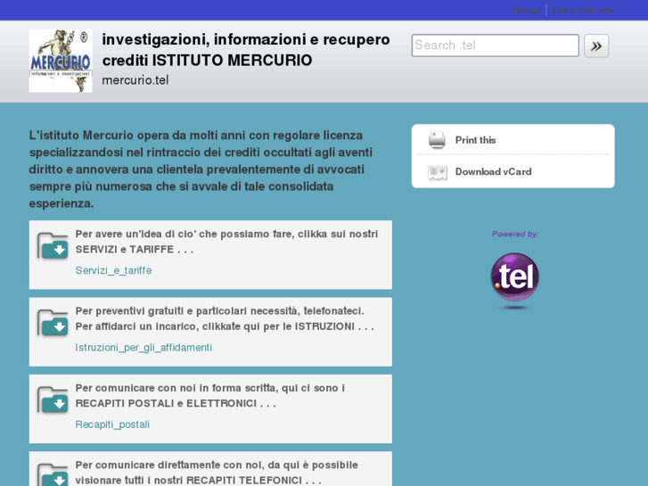 www.investigazionimercurio.info