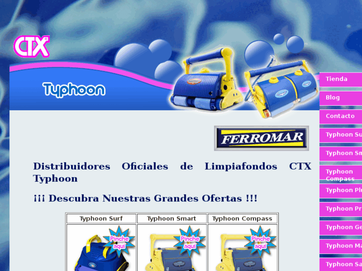 www.limpiafondostyphoon.es