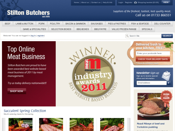 www.stiltonbutchers.com