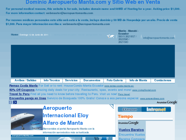 www.aeropuertomanta.com