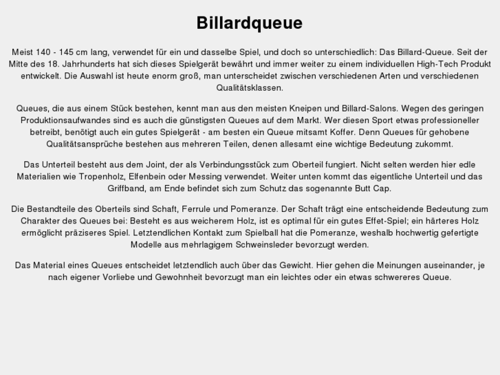 www.billardqueue.net