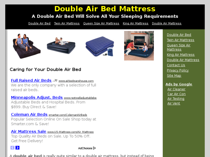 www.doubleairbedmattress.com