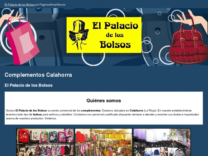 www.elpalaciodelosbolsos.es