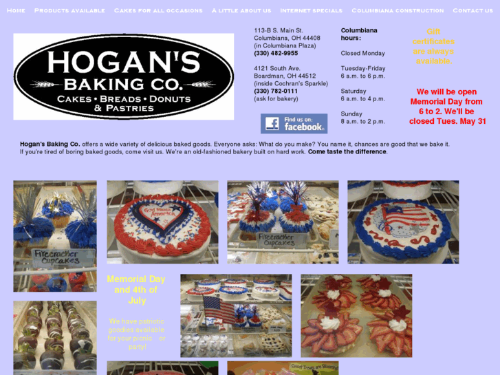 www.hogansbakingco.com