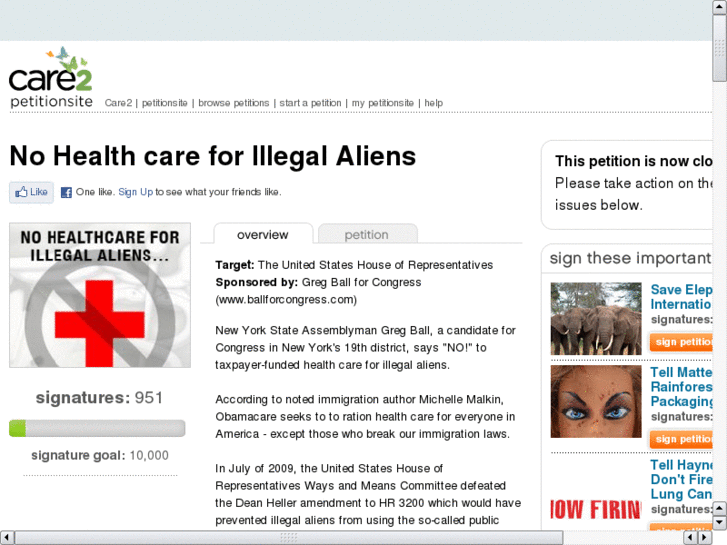 www.nohealthcareforillegals.com