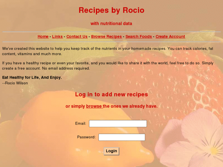 www.recipesbyrocio.com