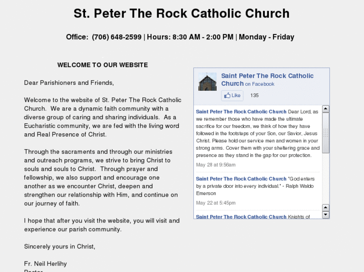 www.stpetertherock.com