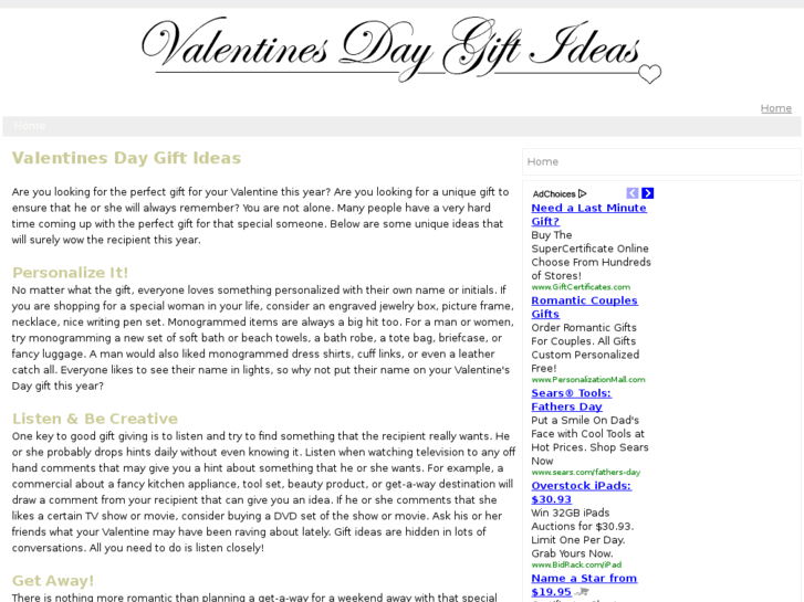 www.valentinesdaygiftideas.com