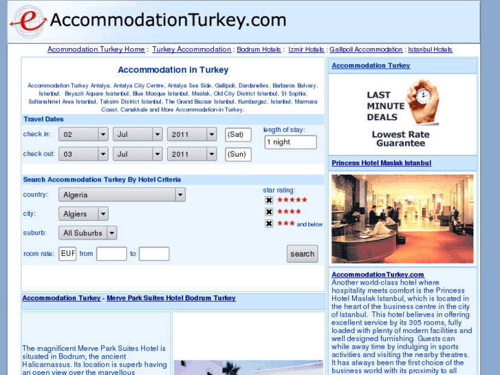 www.accommodationturkey.com