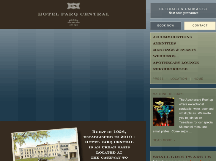 www.hotelparqcentral.com