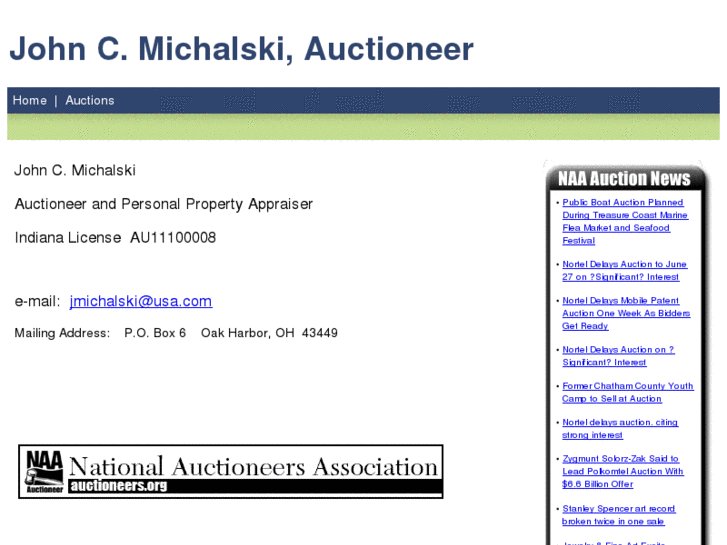 www.michalskiauctions.com