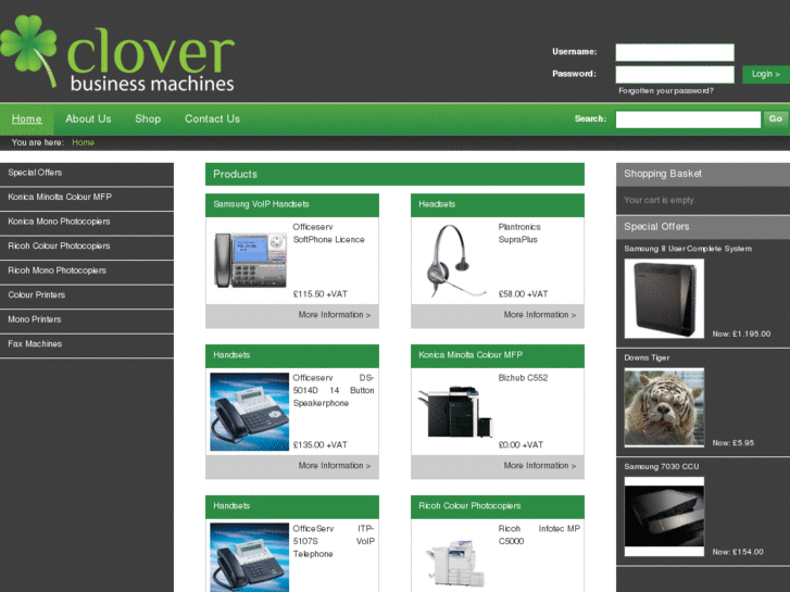 www.cloverbusinessmachines.com